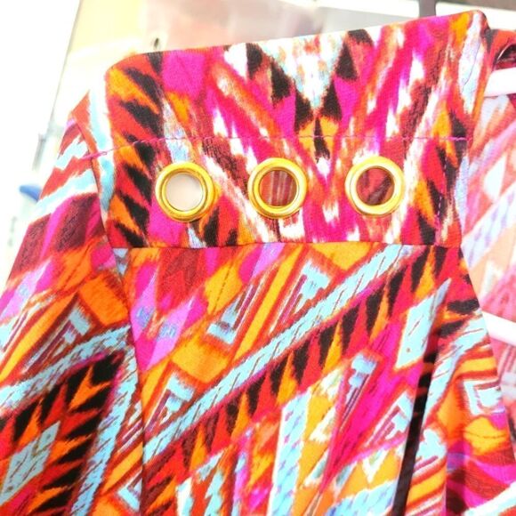 Investments Bold Print Blouse, Plus Size 2X - Picture 4 of 8